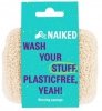 Natural Vegetable Dishwashing Sponge, Luffa, NAKED